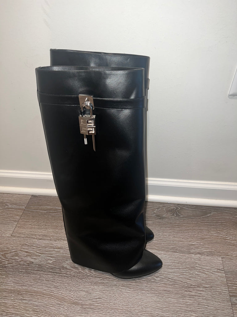 Givenchy shark boots wide width